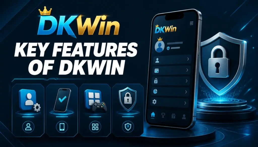DKWin gaming platform features and interface